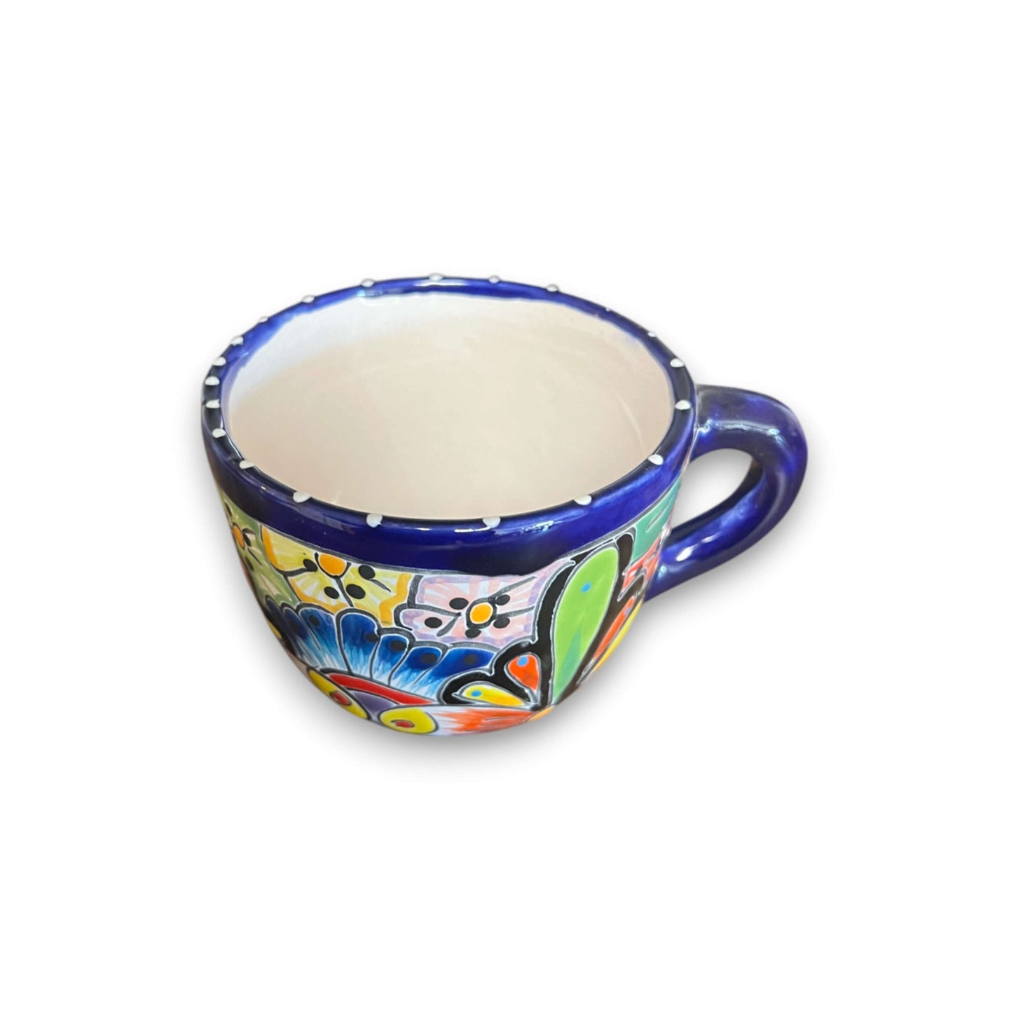 Talavera Coffee Mug – Hand-Painted Mexican Ceramic Cup